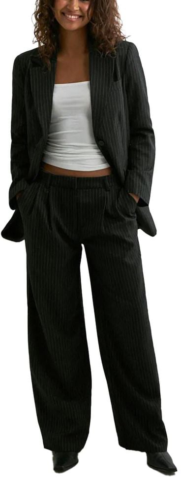 Only Black Recycled Polyester Blazer Zwart