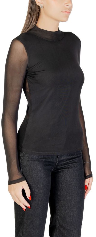 Only Black Recycled Polyester Blouse Zwart