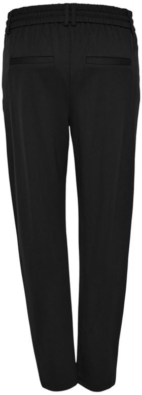 Only Black Viscose Casual Pants Zwart