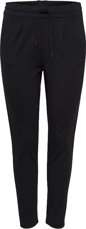 Only Black Viscose Casual Pants Zwart