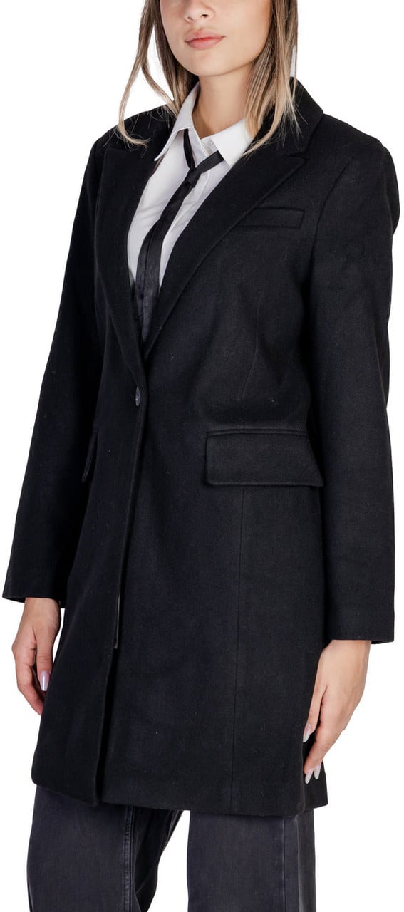 Only Women Coat Zwart