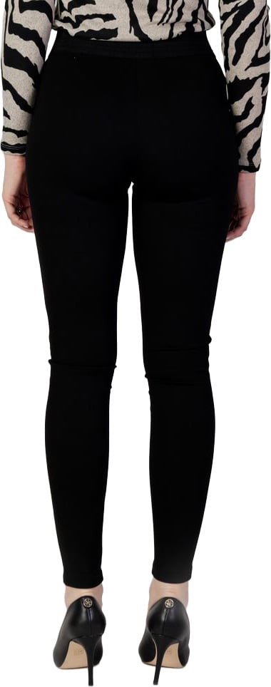 Only Black Viscose Leggings Zwart