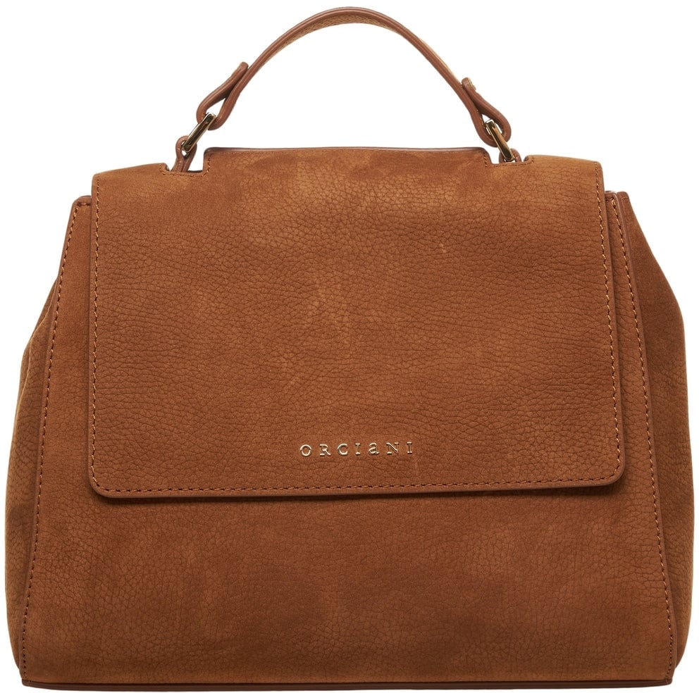 Orciani Suede Handbag Bruin