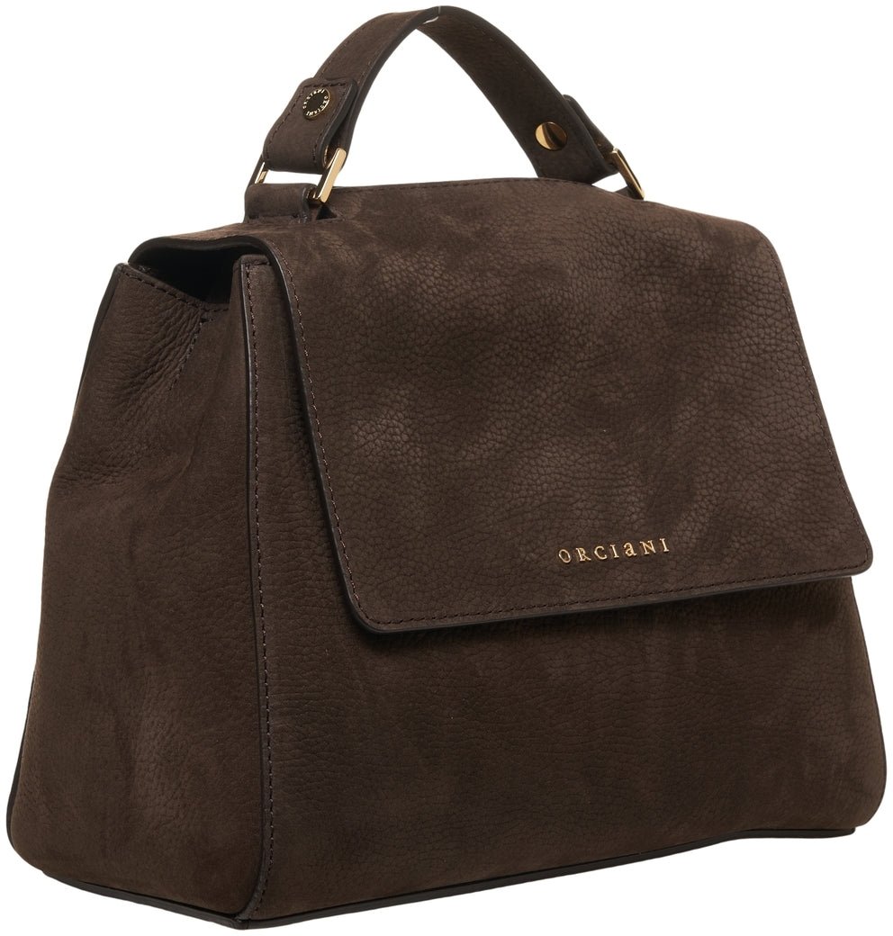 Orciani Suede Handbag Bruin
