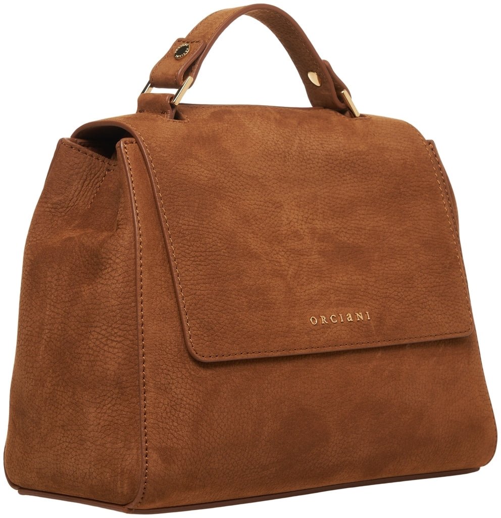 Orciani Suede Handbag Bruin