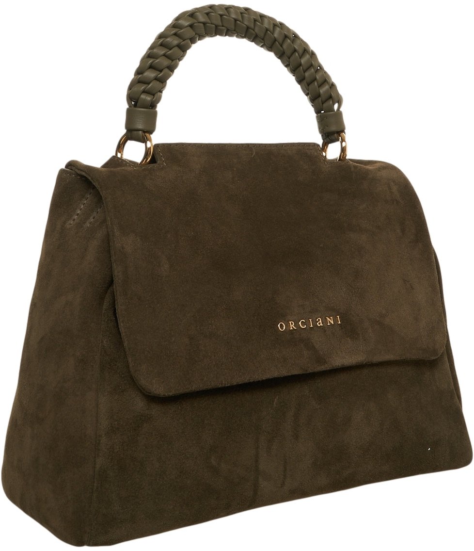 Orciani Suede handbag Groen