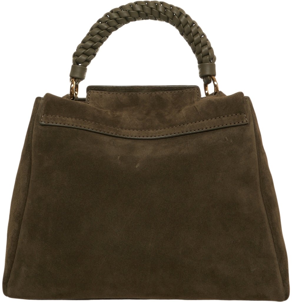 Orciani Suede handbag Groen
