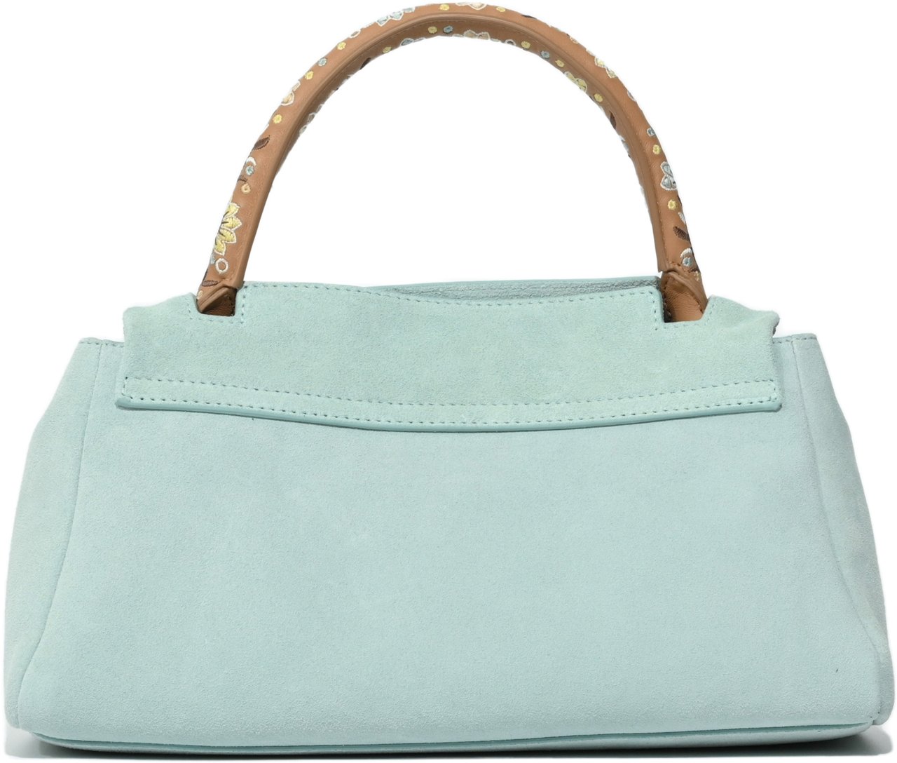 Orciani Bags Peach Flowers Lichtblauw