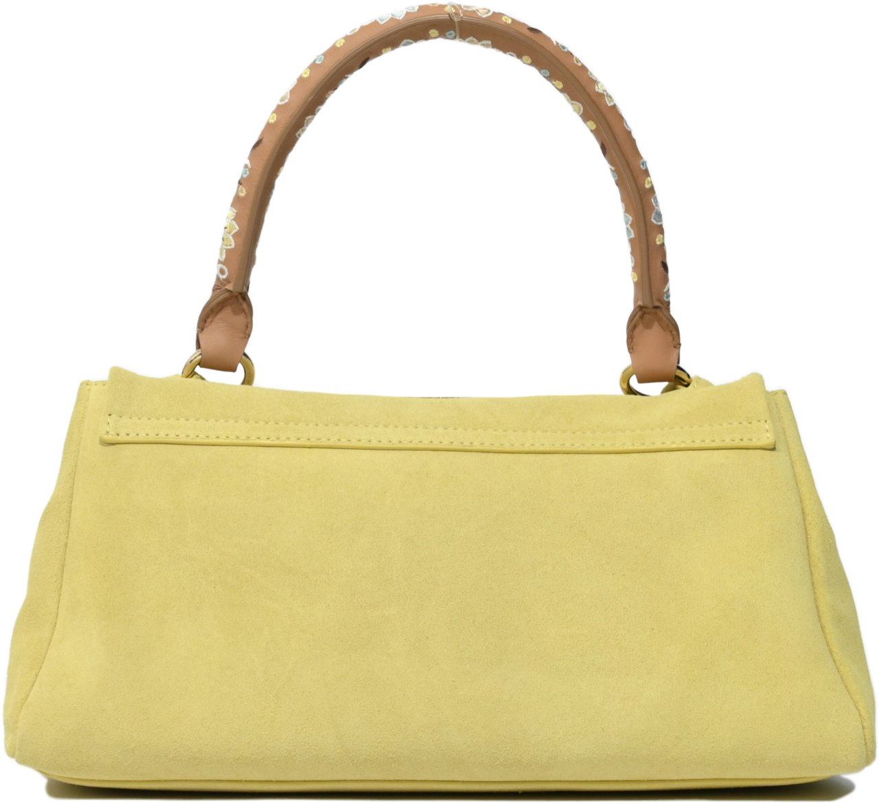 Orciani Bags Peach Flowers Geel