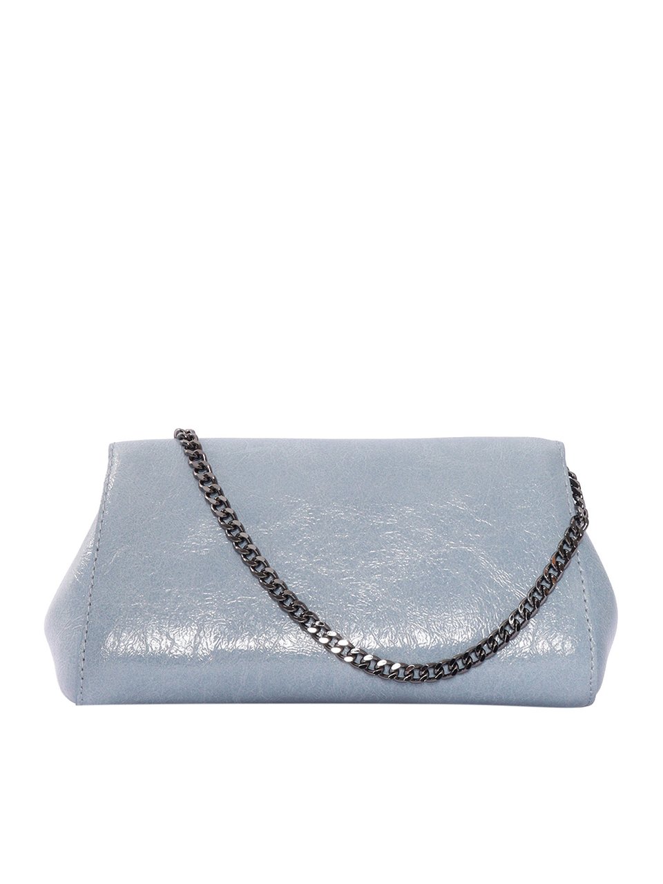 Orciani Smooth Calf Leather Shoulder Bag Blauw