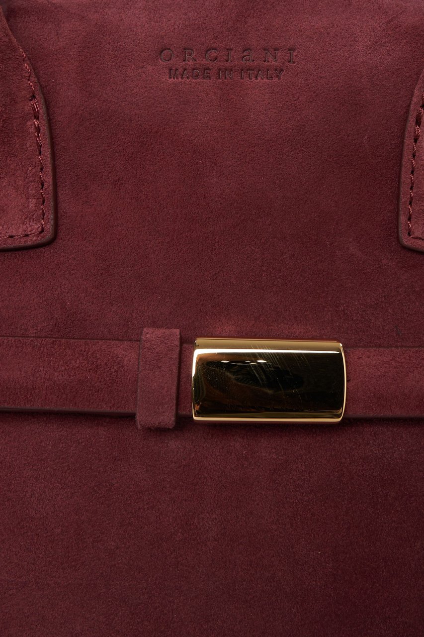 Orciani Suede handbag Rood