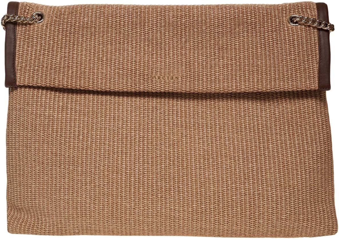 Orciani Raffia shoulder bag Beige