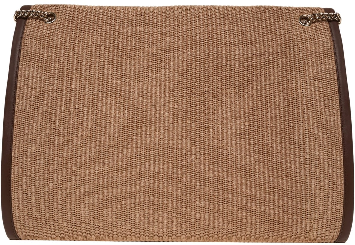 Orciani Raffia shoulder bag Beige