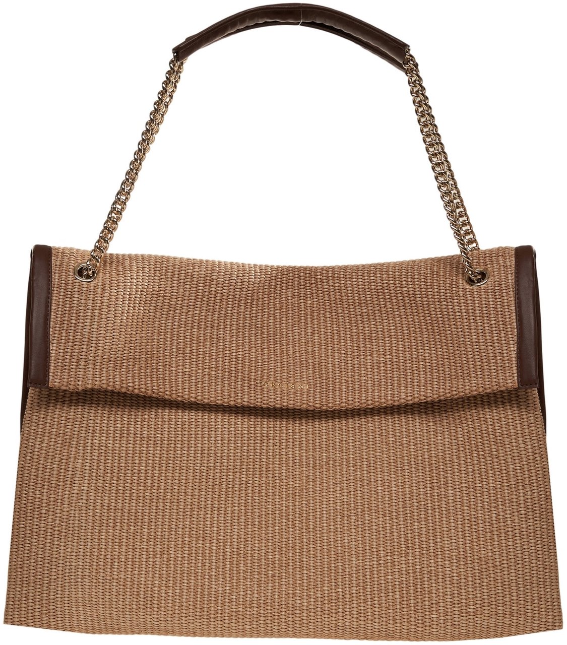 Orciani Raffia shoulder bag Beige