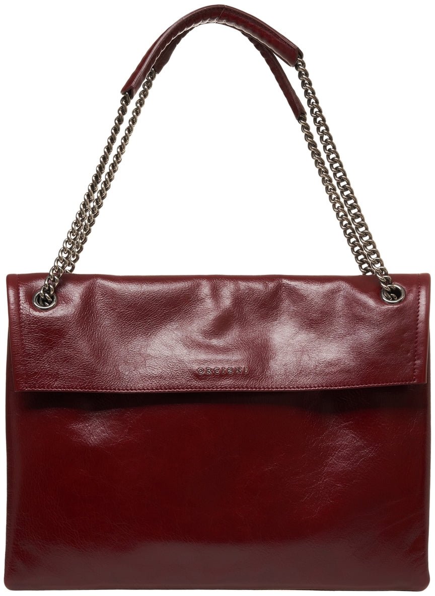 Orciani Smooth leather shoulder bag Divers