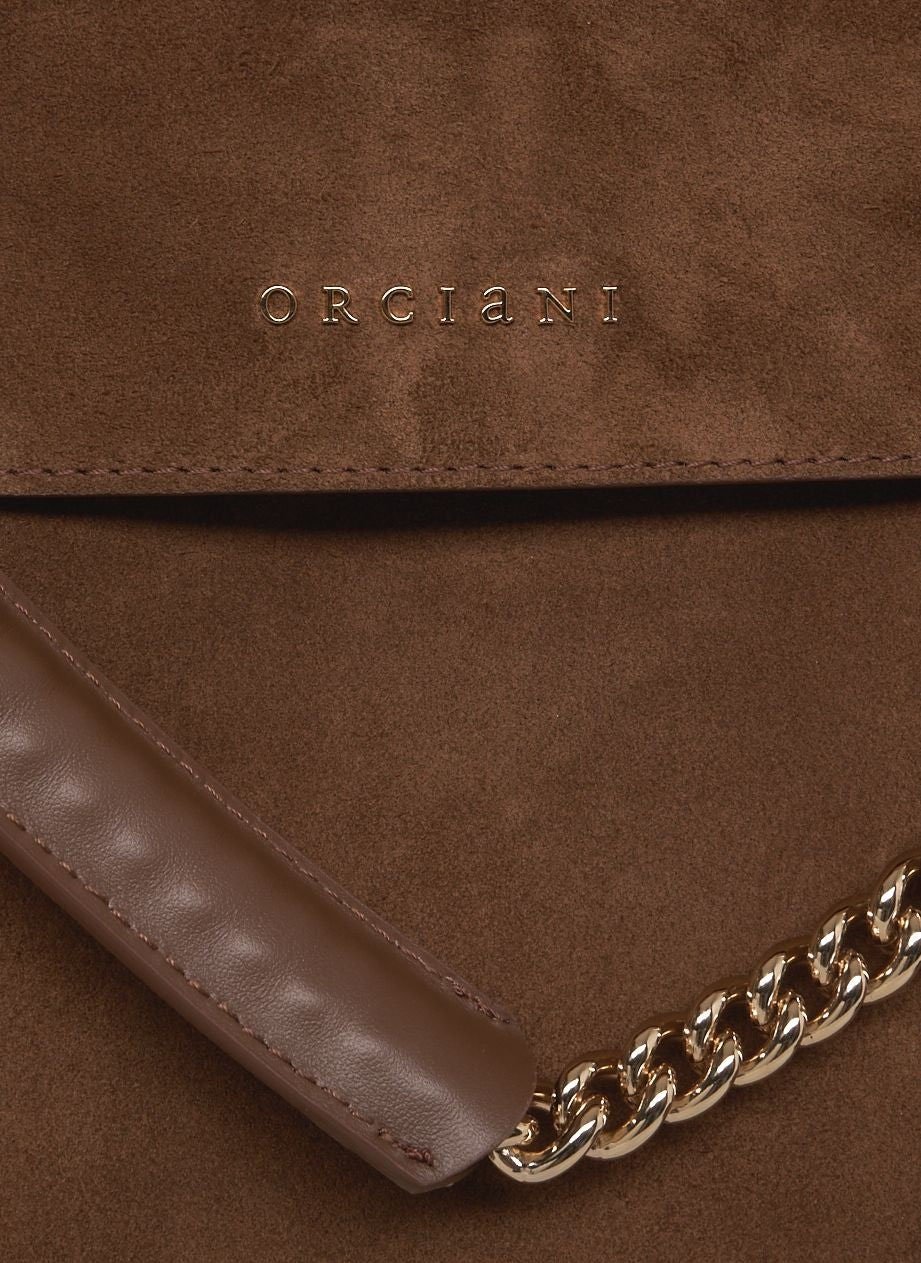 Orciani Shoulder bag with fringes  'Venus Peach' Bruin