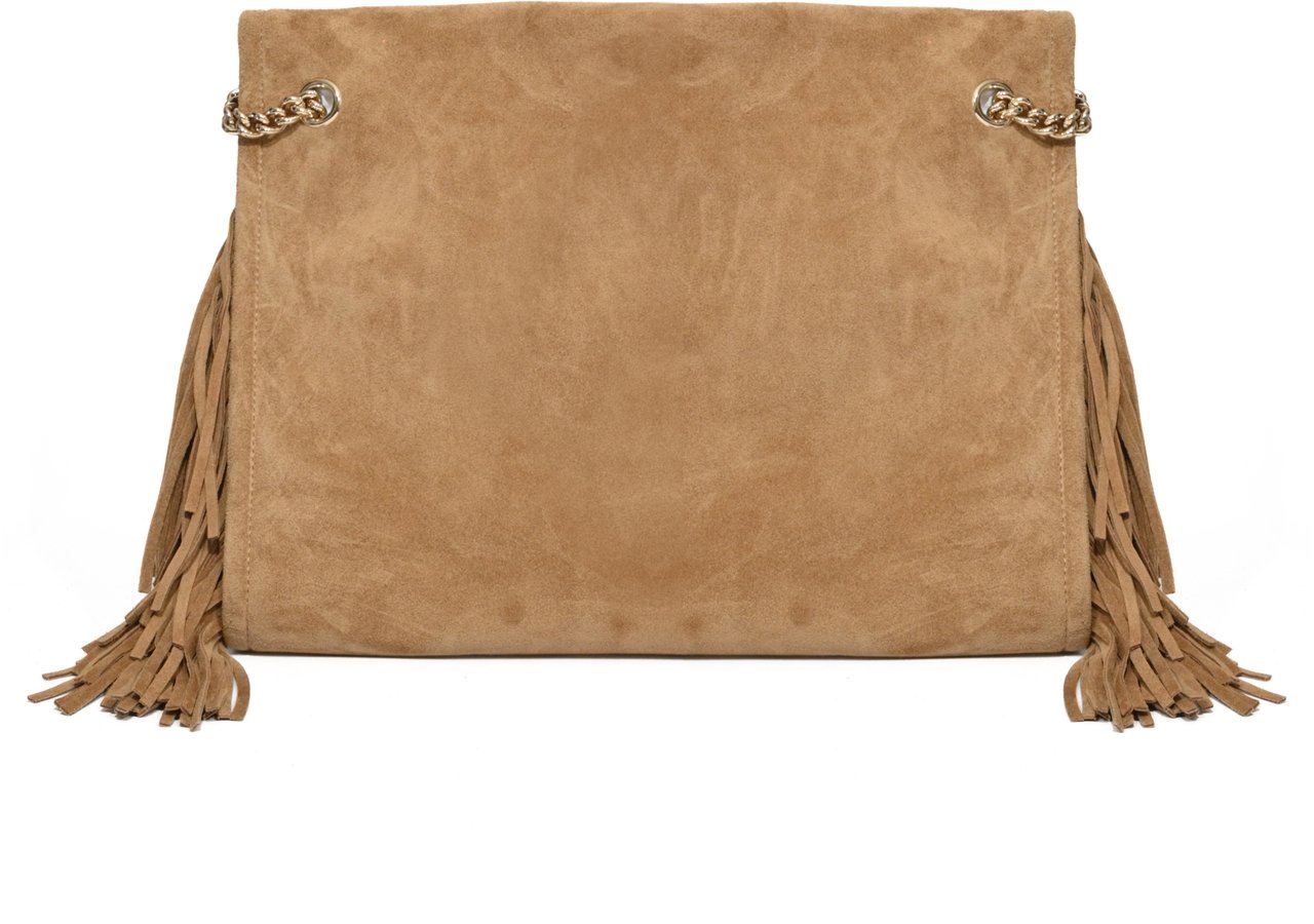Orciani Bags Peach Fringe Beige