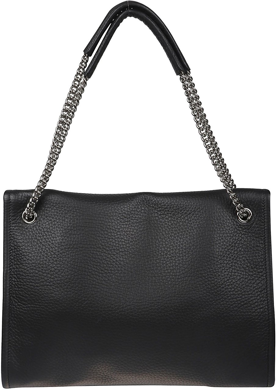 Orciani Venus Medium Bag Black Zwart
