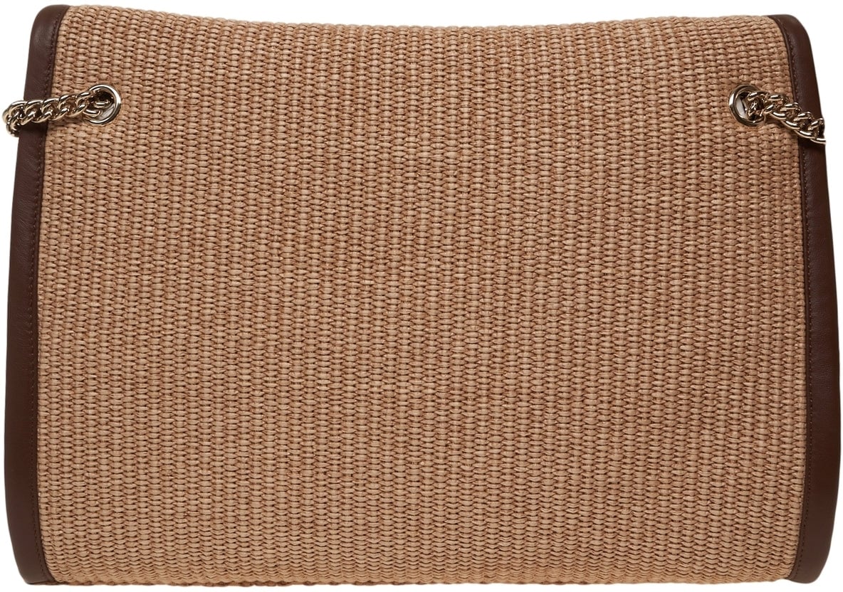 Orciani Raffia shoulder bag Beige