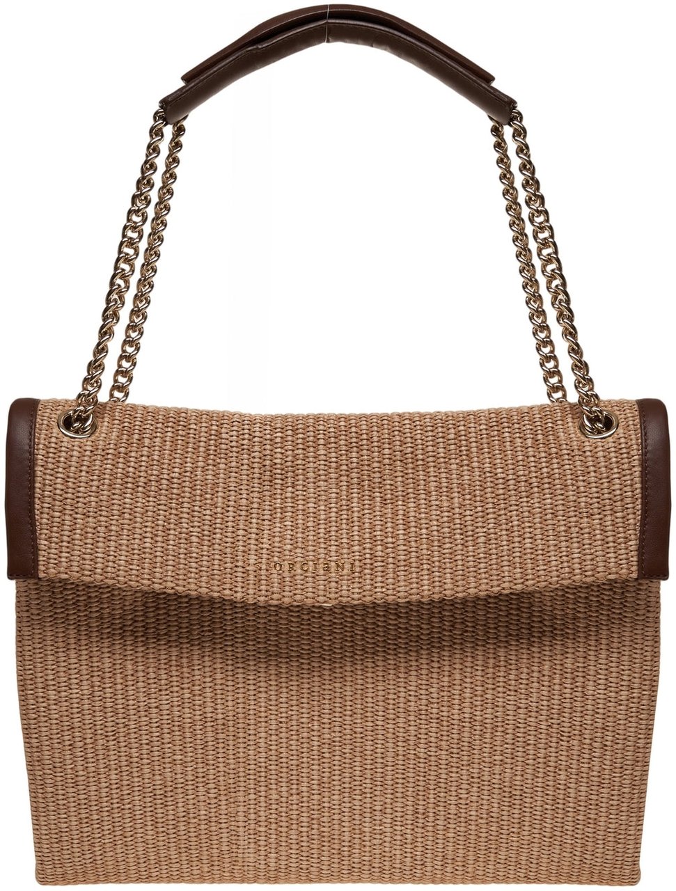 Orciani Raffia shoulder bag Beige