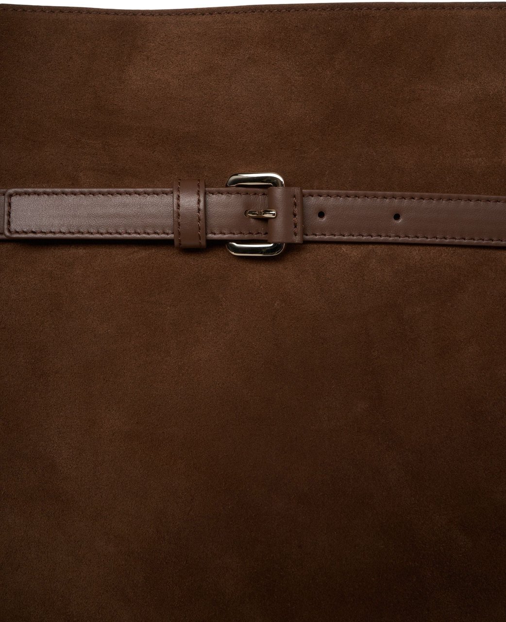 Orciani Suede shoulder bag Bruin