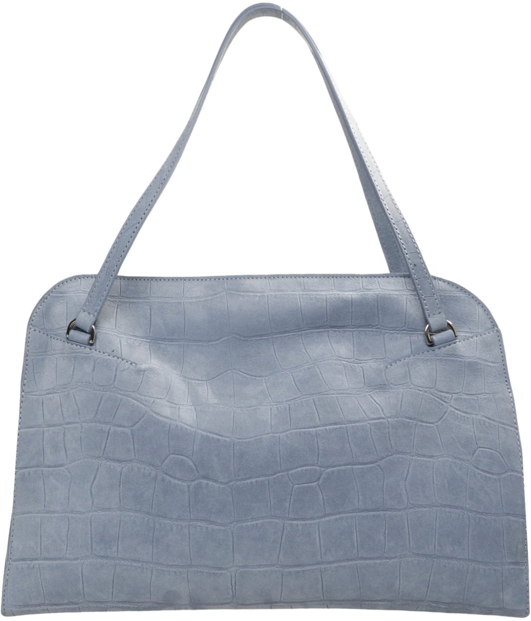 Orciani Nubuck leather shoulder bag 'Lido' Blauw