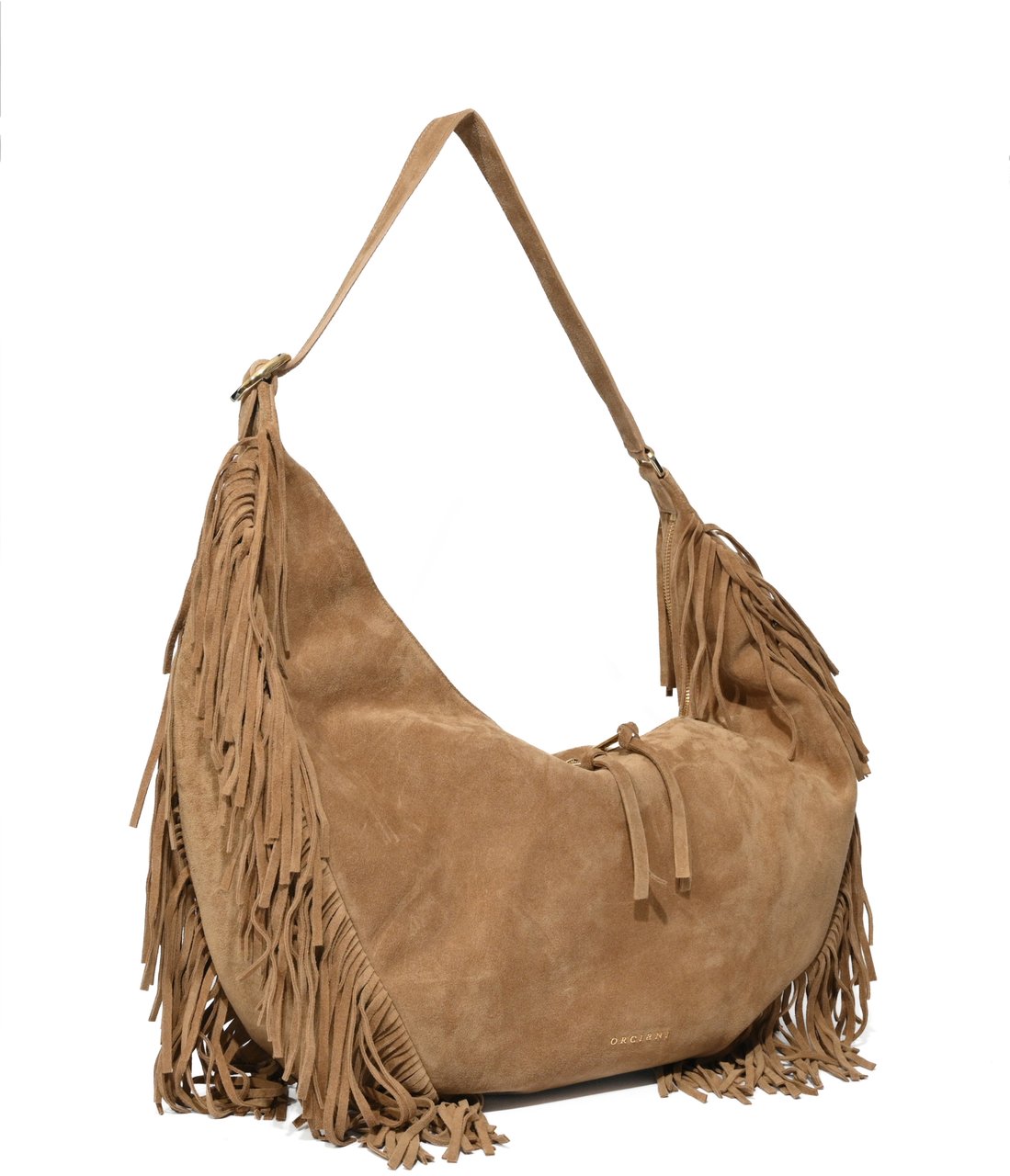 Orciani Bags Peach Fringe Beige