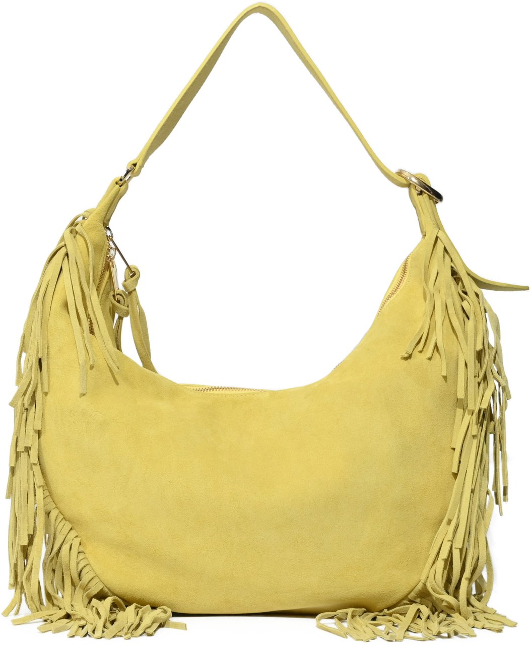 Orciani Bags Peach Fringe Geel