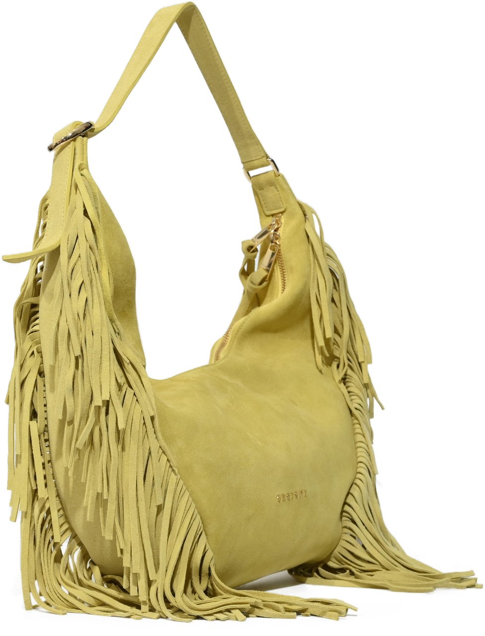 Orciani Bags Peach Fringe Geel