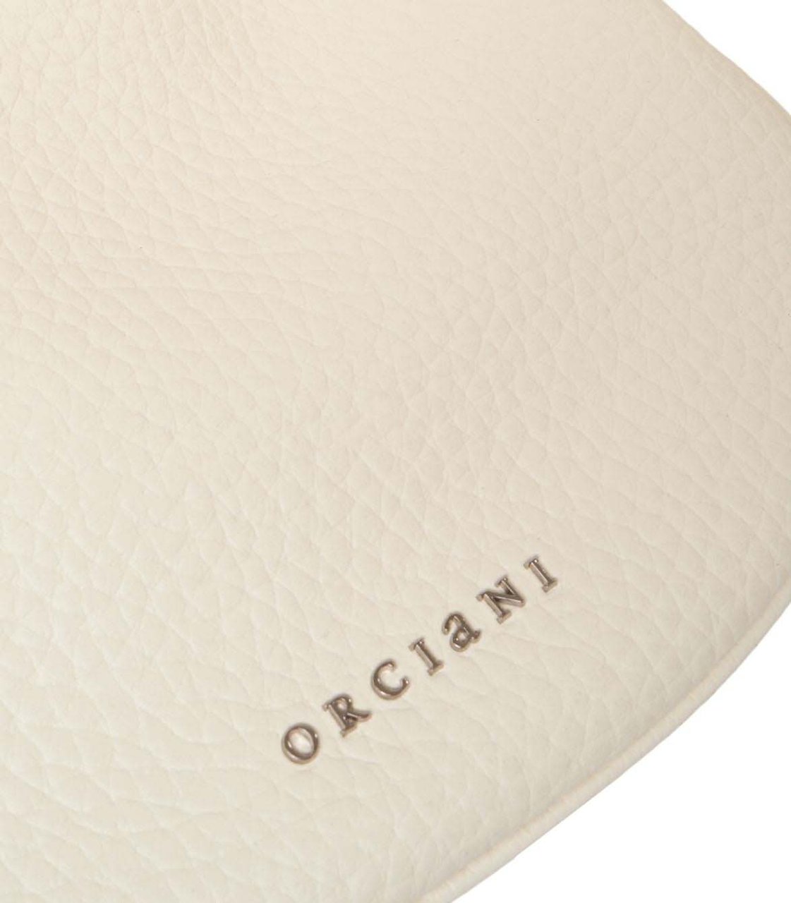 Orciani Grained leather handbag 'Juice' Wit
