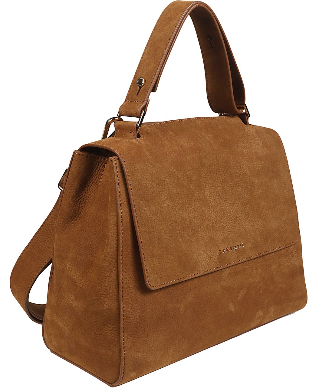 Orciani Sveva Medium Bag Brown Bruin