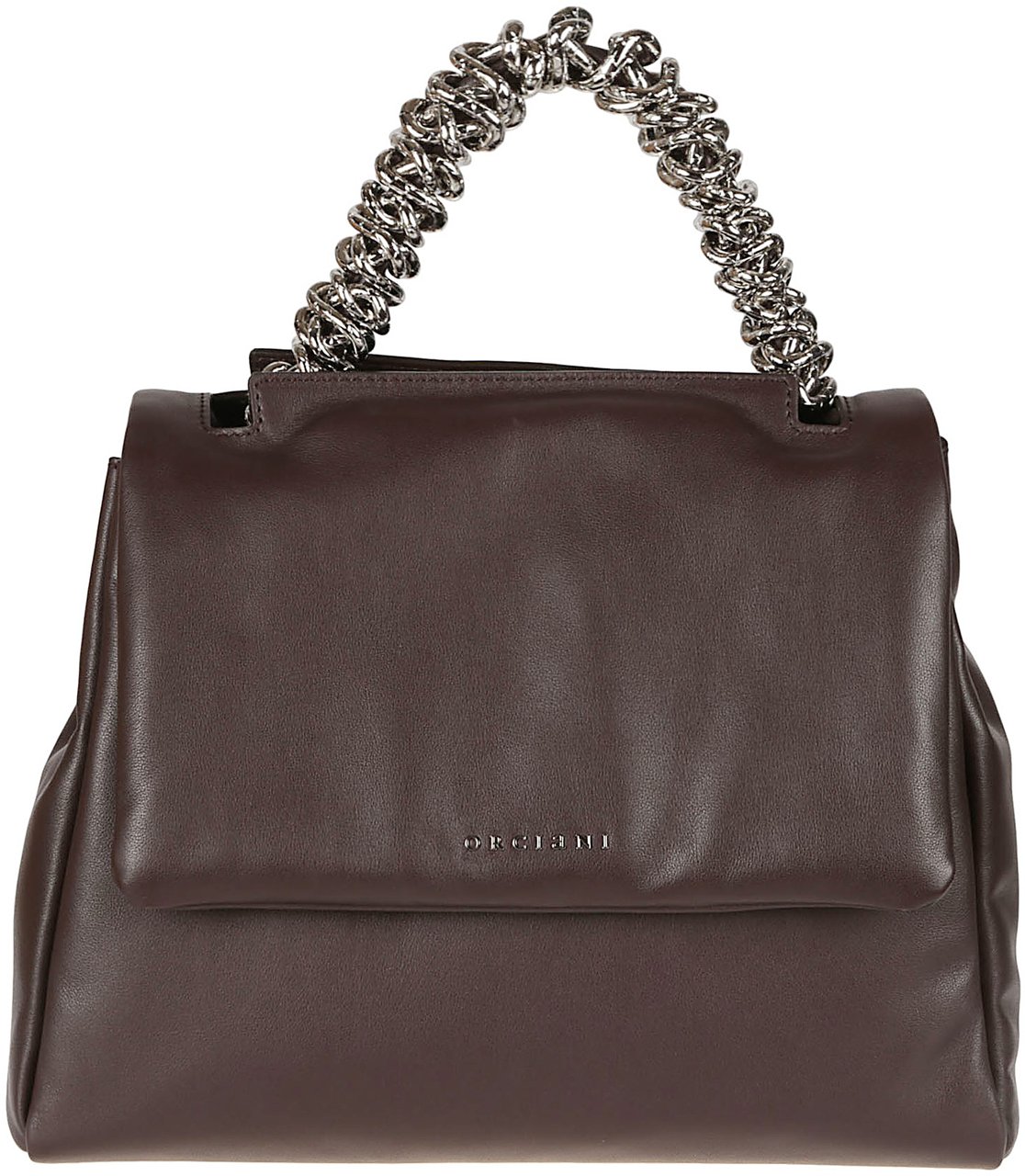 Orciani Sveva Medium Bag Brown Bruin