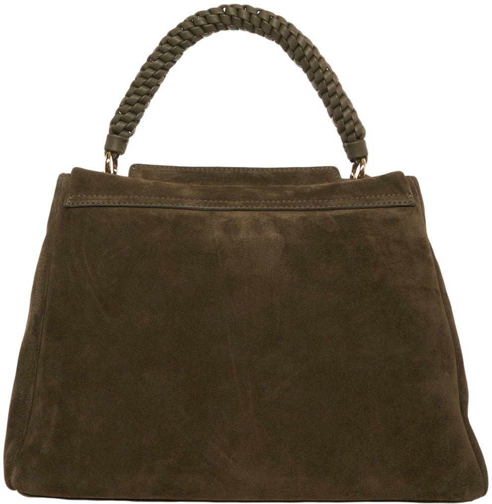 Orciani Suede handbag Groen