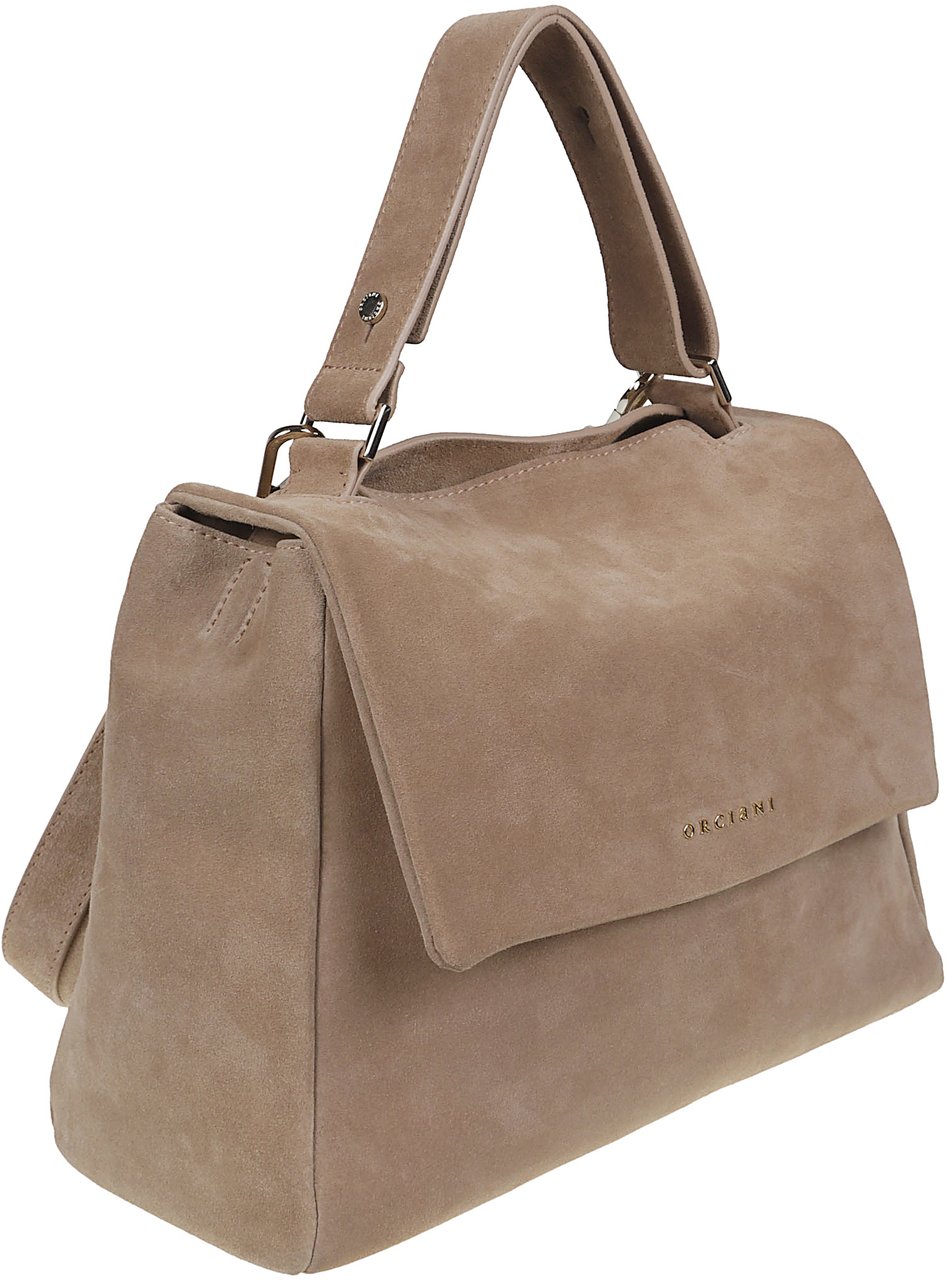Orciani Sveva Medium Bag Brown Bruin
