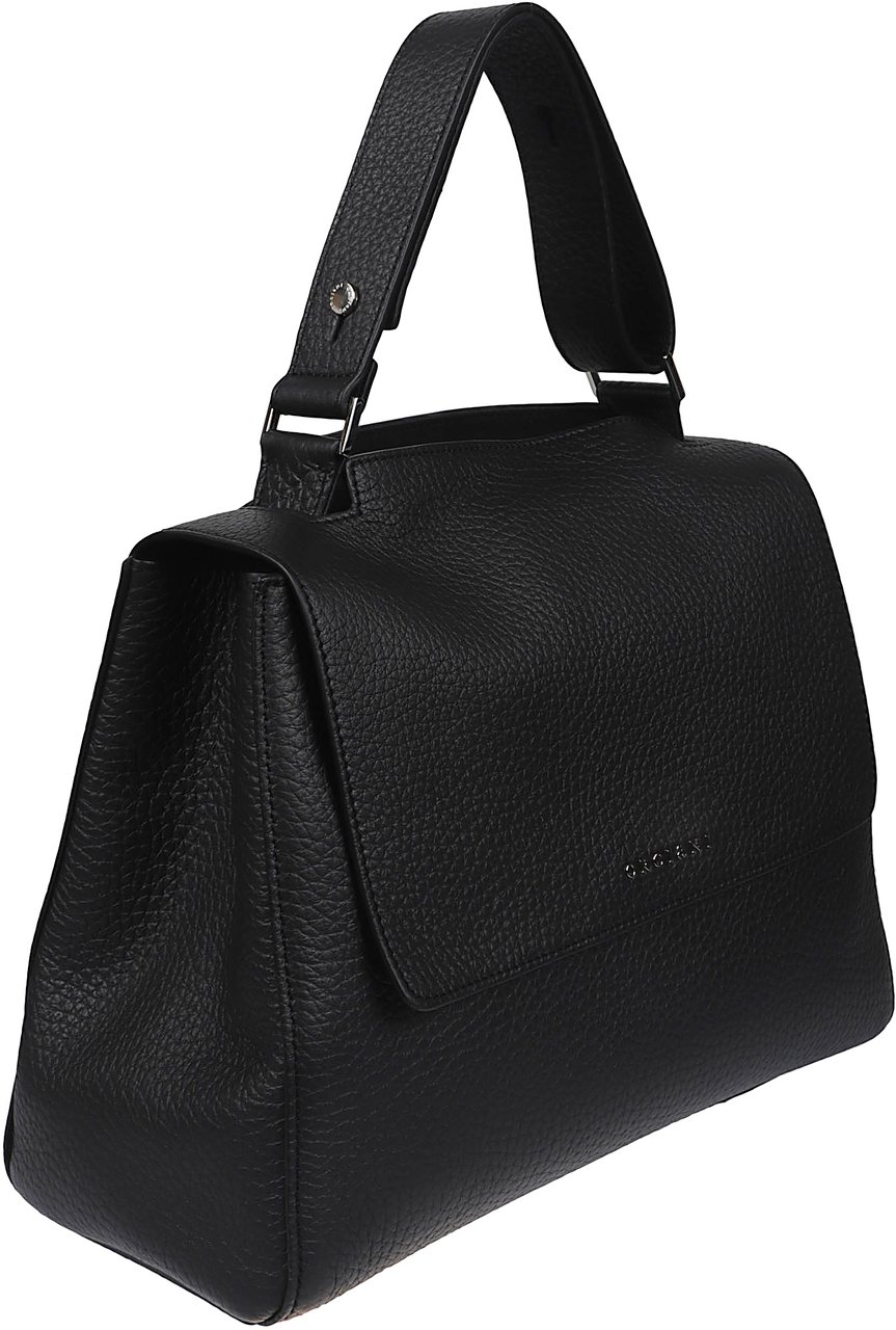 Orciani Sveva Medium Bag Black Zwart