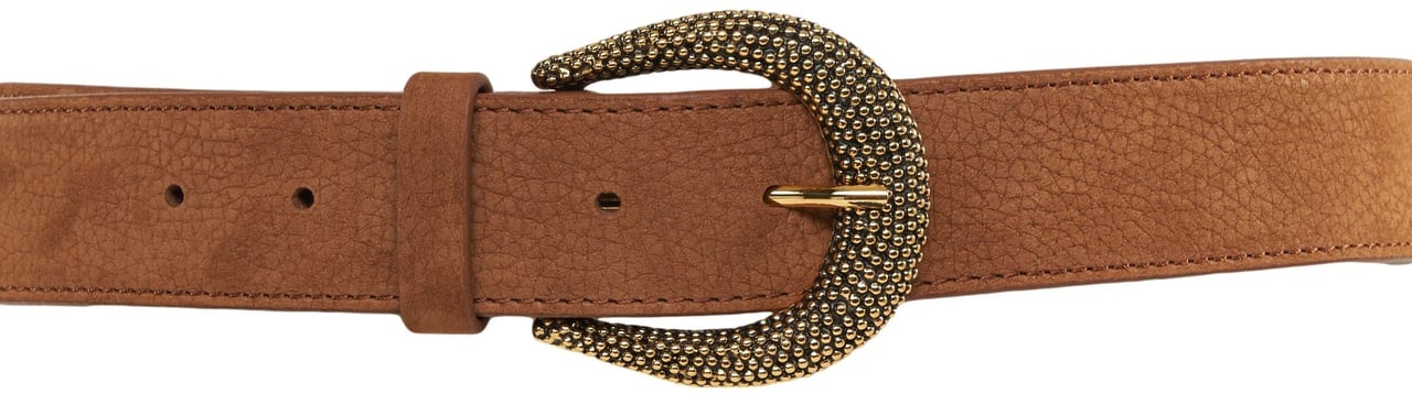 Orciani Belt with stud details Bruin