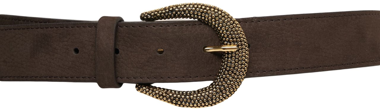 Orciani Belt with stud details Bruin
