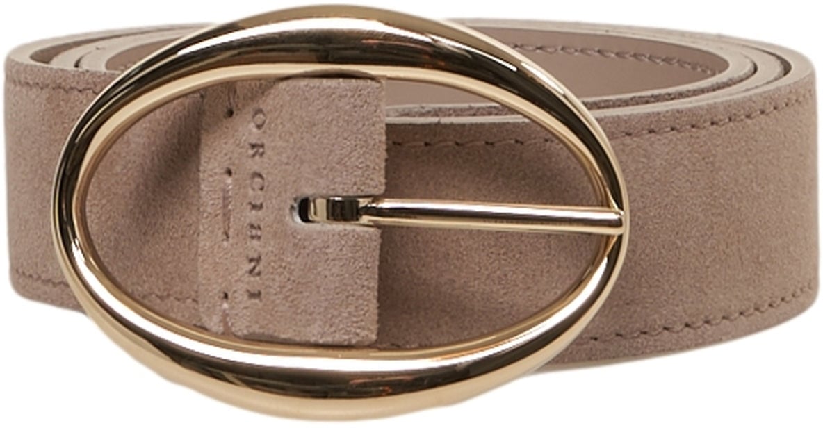 Orciani Suede belt Beige