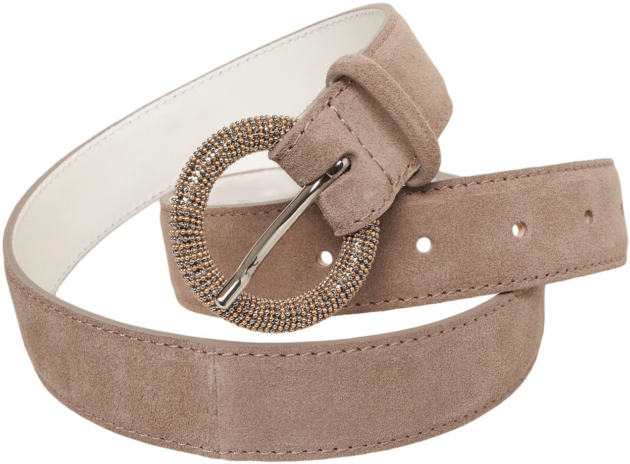 Orciani Suede belt Beige
