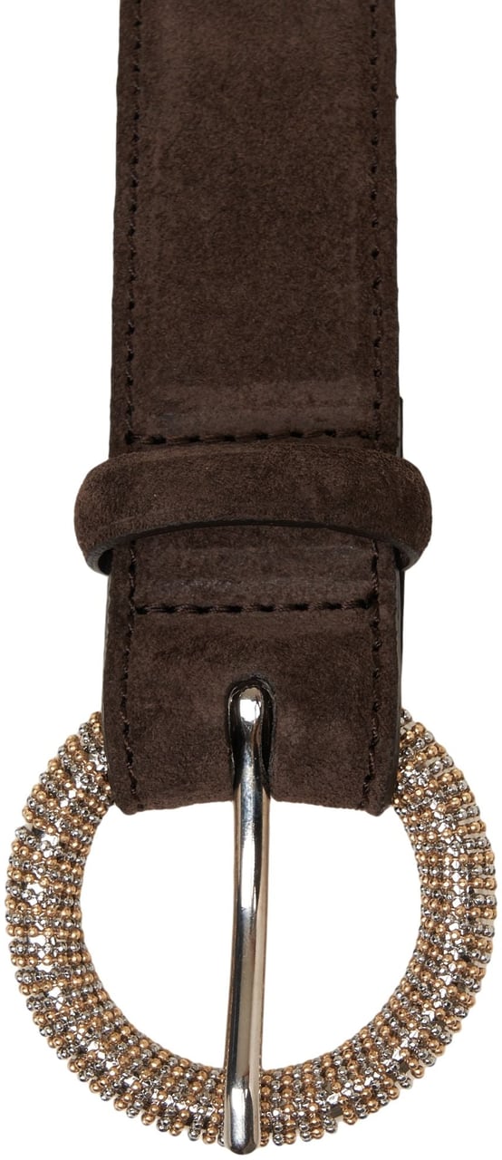 Orciani Suede belt 'Peo' Bruin