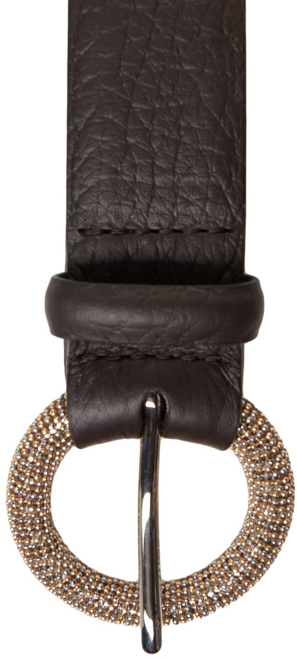 Orciani Belt with stud details Bruin