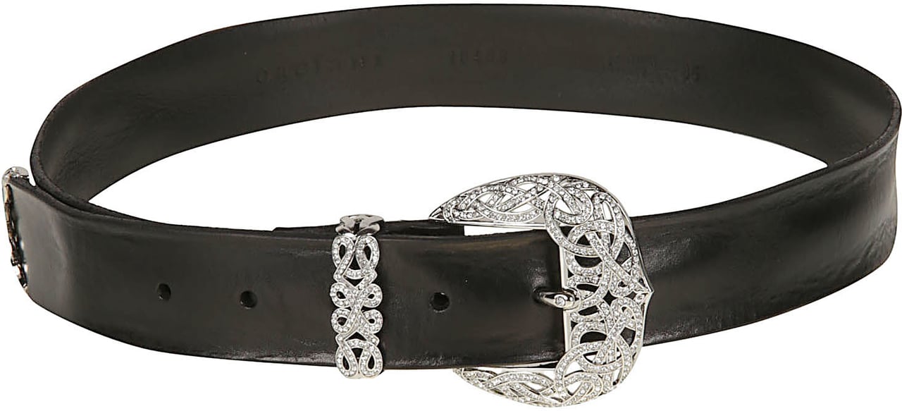 Orciani Belt Black Zwart