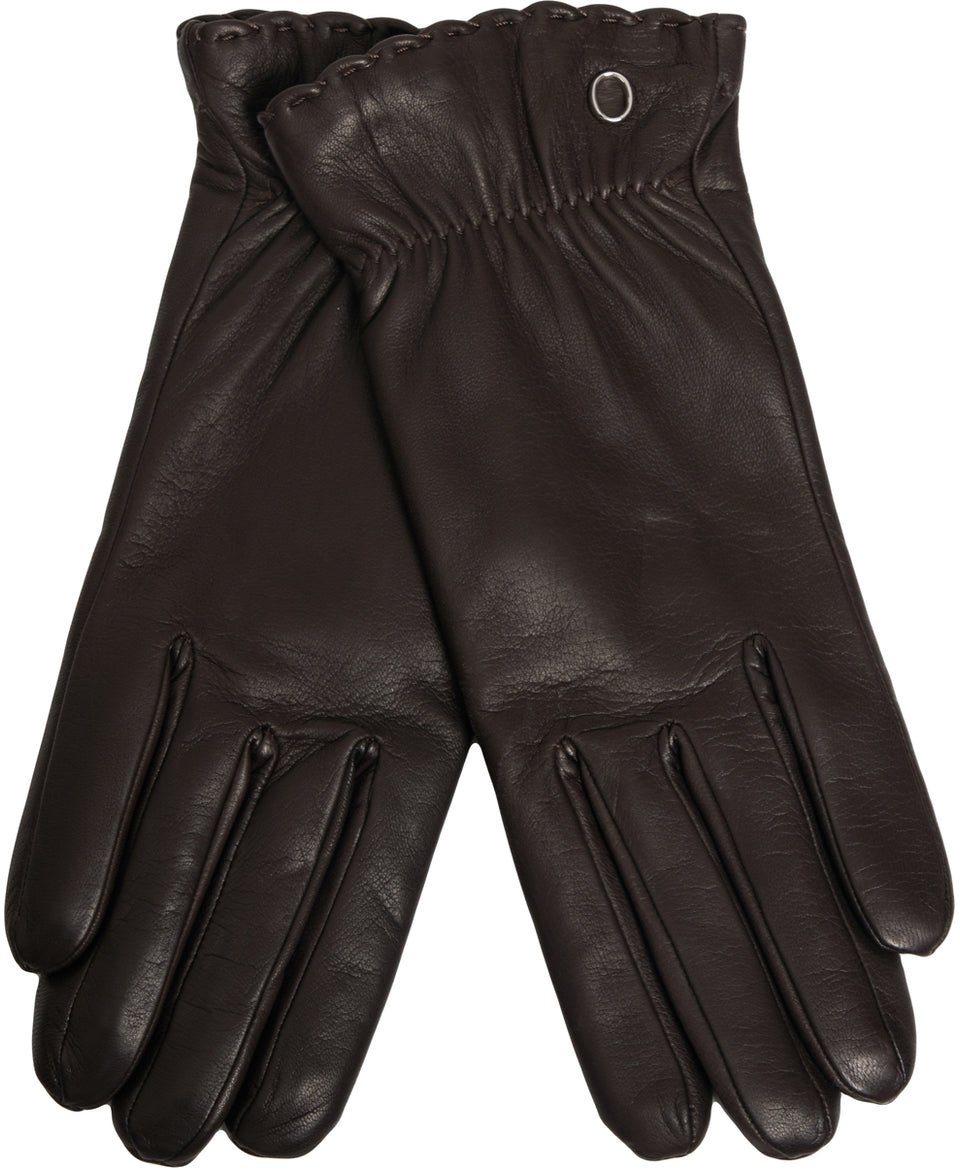 Orciani Leather gloves Bruin