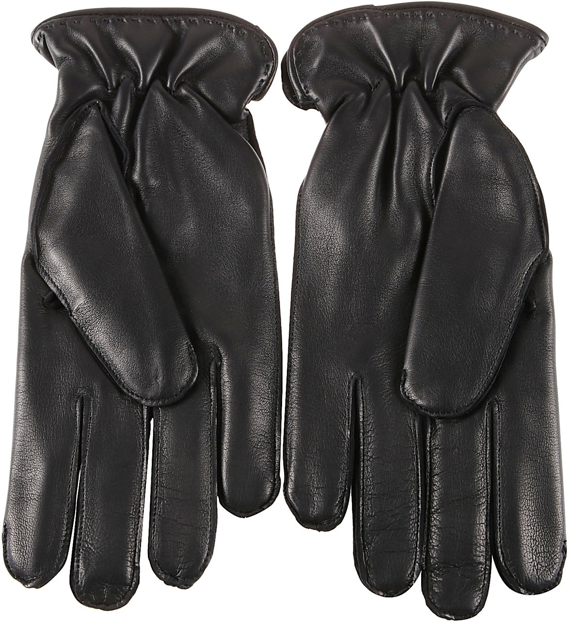 Orciani Nappa Flake Gloves Black Zwart