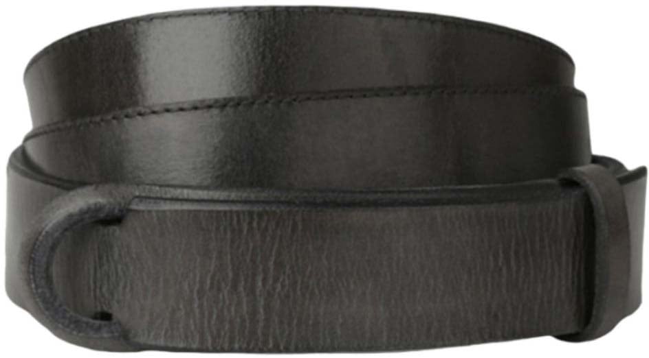 Orciani Vintage Calfskin No-Buckle Men'S Belt Zwart