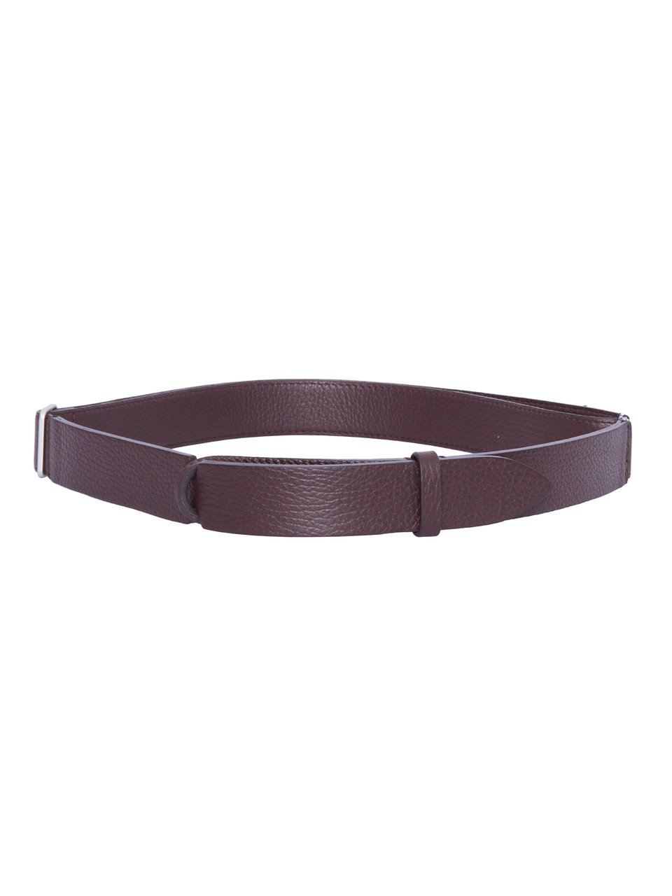Orciani Textured Calf Leather Innovative Belt Grijs
