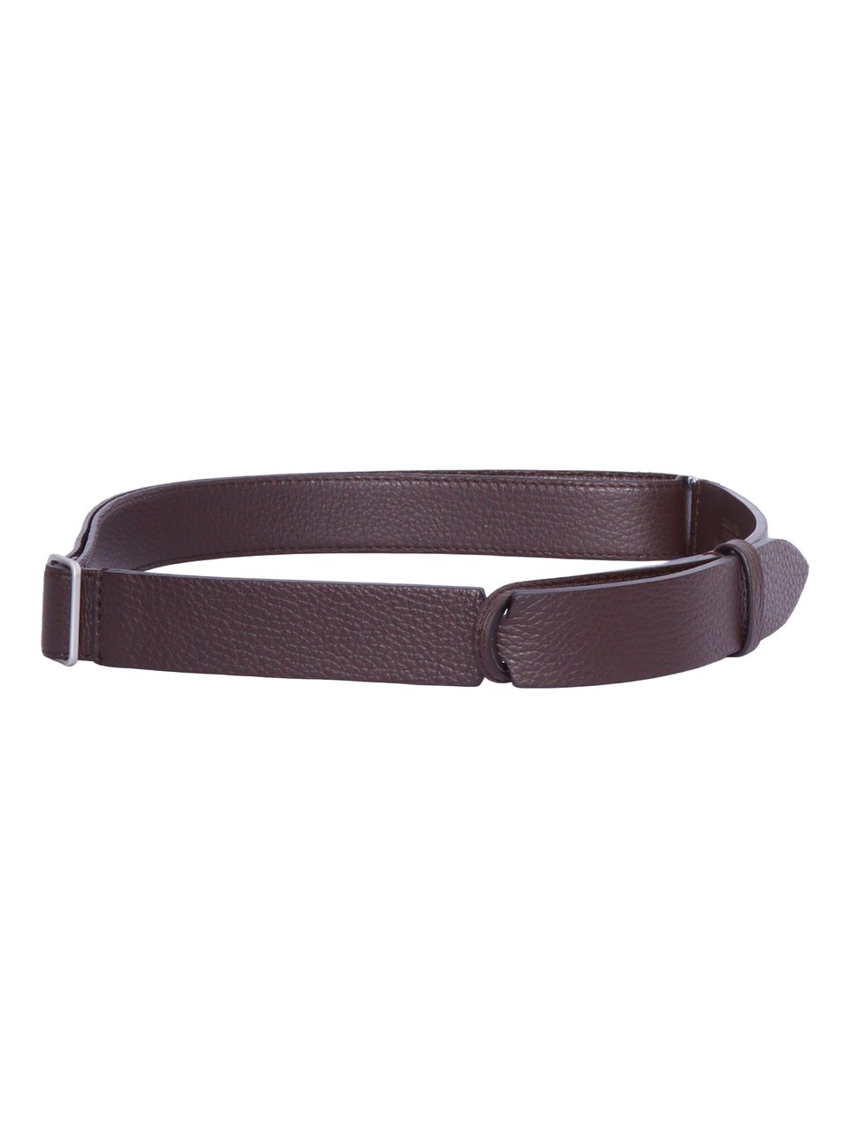 Orciani Textured Calf Leather Innovative Belt Grijs