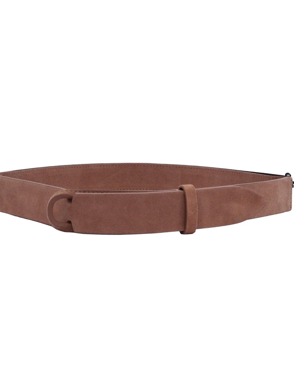 Orciani Calf Leather Minimalist Design Belt Bruin