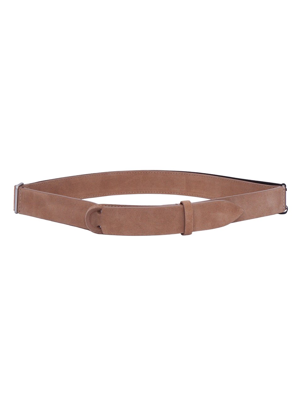 Orciani Calf Leather Minimalist Design Belt Bruin