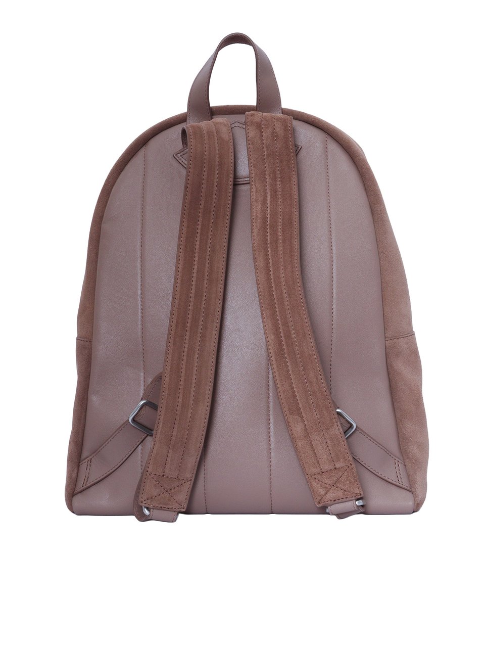 Orciani Smooth Suede Padded Shoulder Backpack Grijs